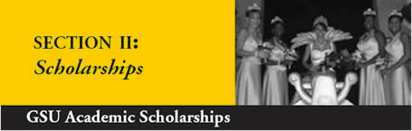 Scholarships image - Miss GSU
