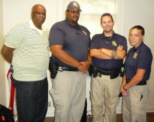 Four Officers from GSU Police Department Graduate from Police Academy PR Photo - Summer 15