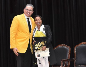 GSU President Rick Gallot and Judge Lynn Toler