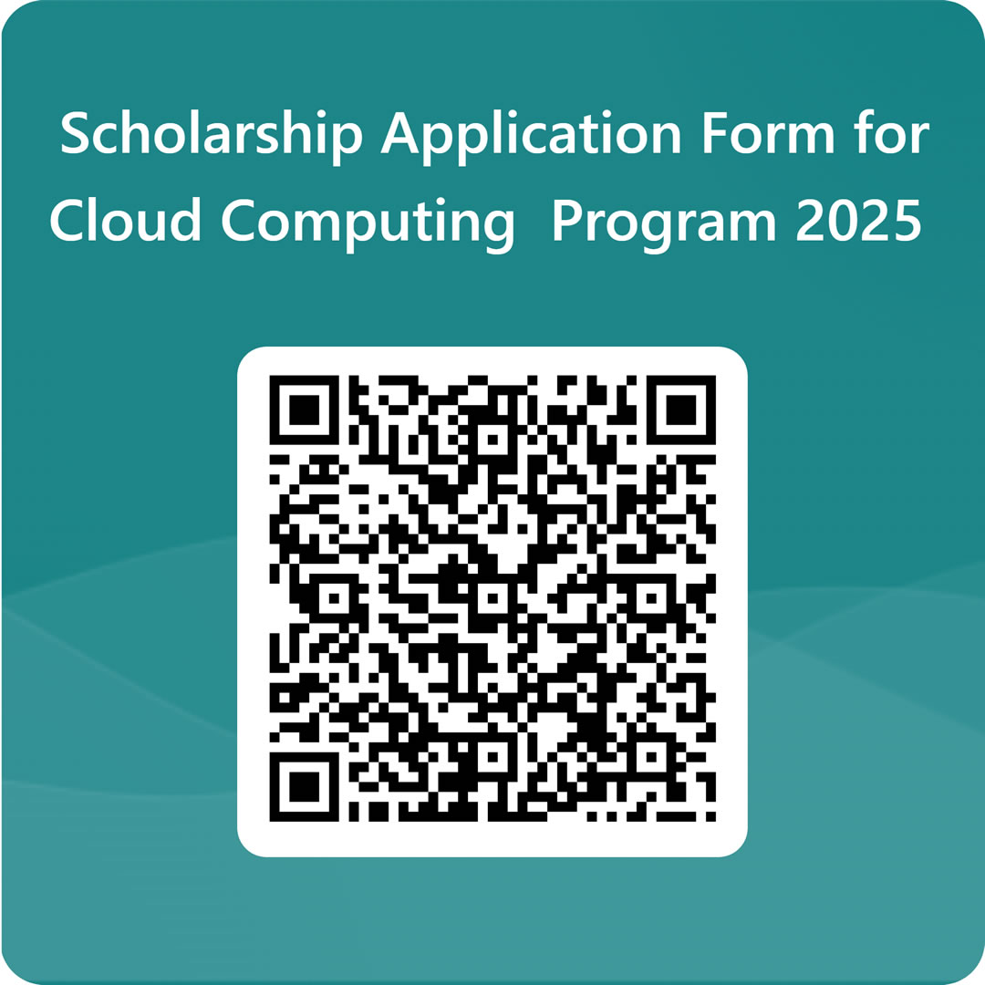 Scholarship Application Form for Cloud Computing Program QR Tag