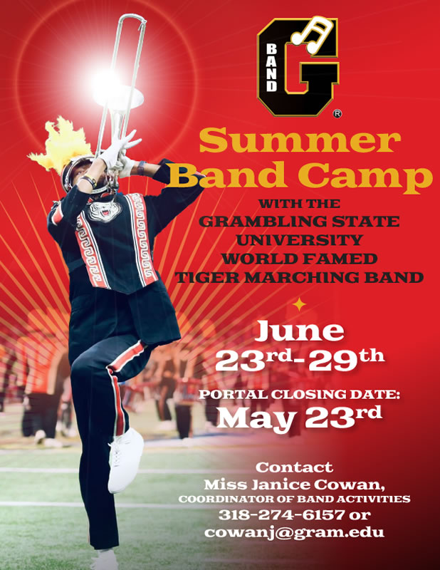 2024 High School Band Camp Brochure