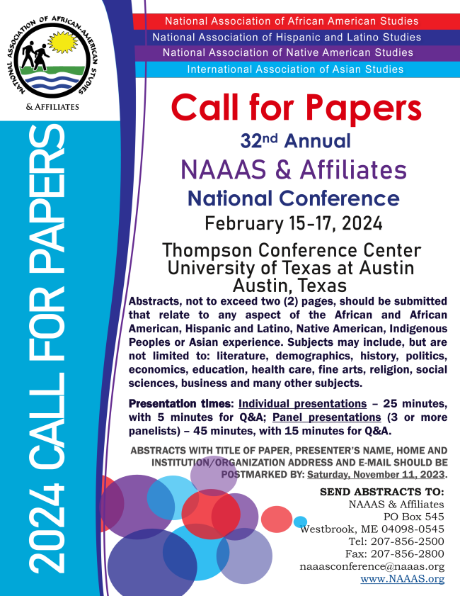 32nd Annual NAAAS & Affiliates National Conference Flyer