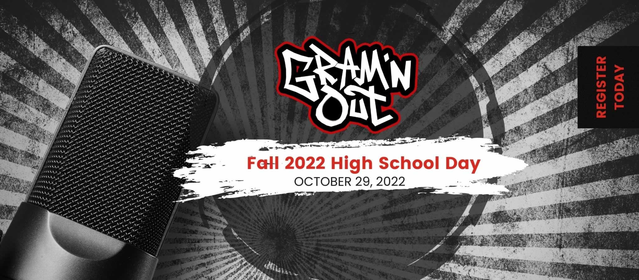 Fall 2022 High School Day - Oct. 29, Info and Register here!