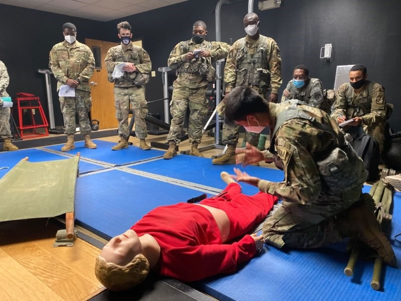 GSU Army ROTC Medical Training group