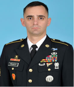 MSG Jacob Pruett, Military Science Instructor