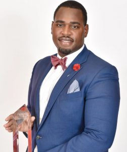 Steven Wilson, Gamma Psi Chapter of Kappa Alpha Psi Fraternity Joseph B. Johnson Leadership Award Winner