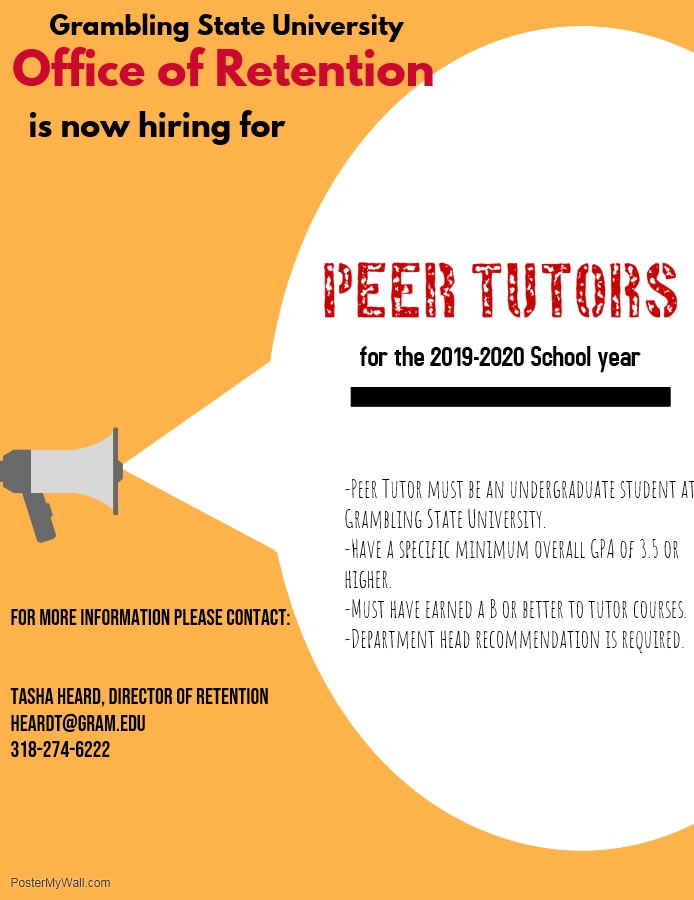 Peer Mentoring Application Flyer