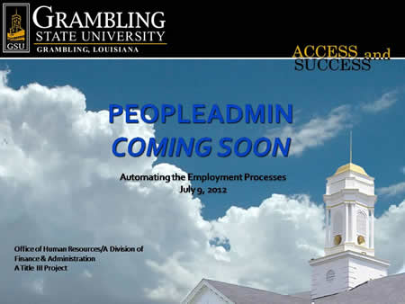People Admin Coming Soon