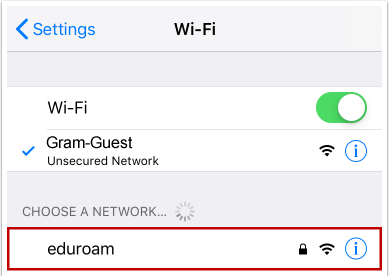 EduRoam Connect Image 1