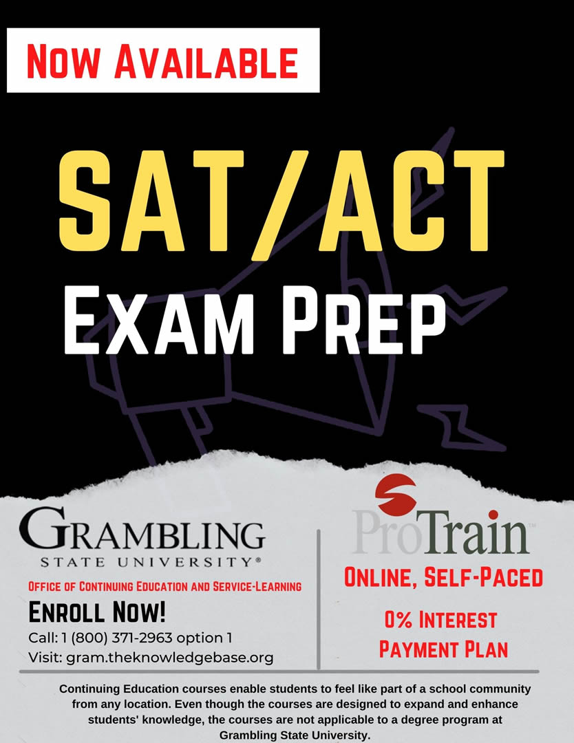 SAT/ACT Exam Prep Flyer