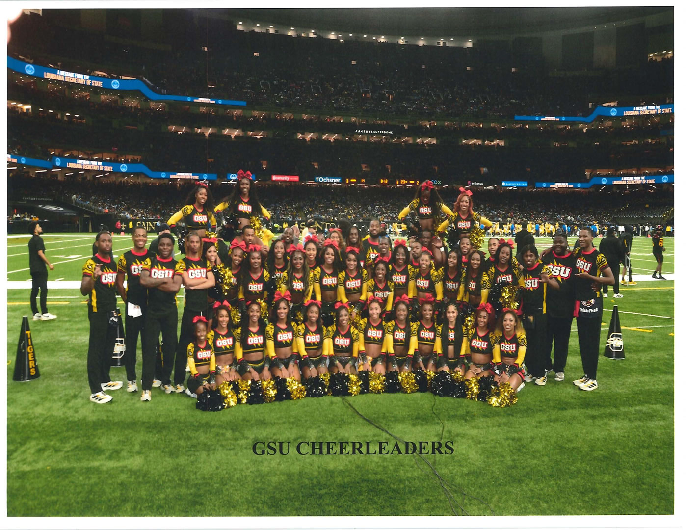 GSU Cheerleaders group photo GSU Cheerleaders group photo