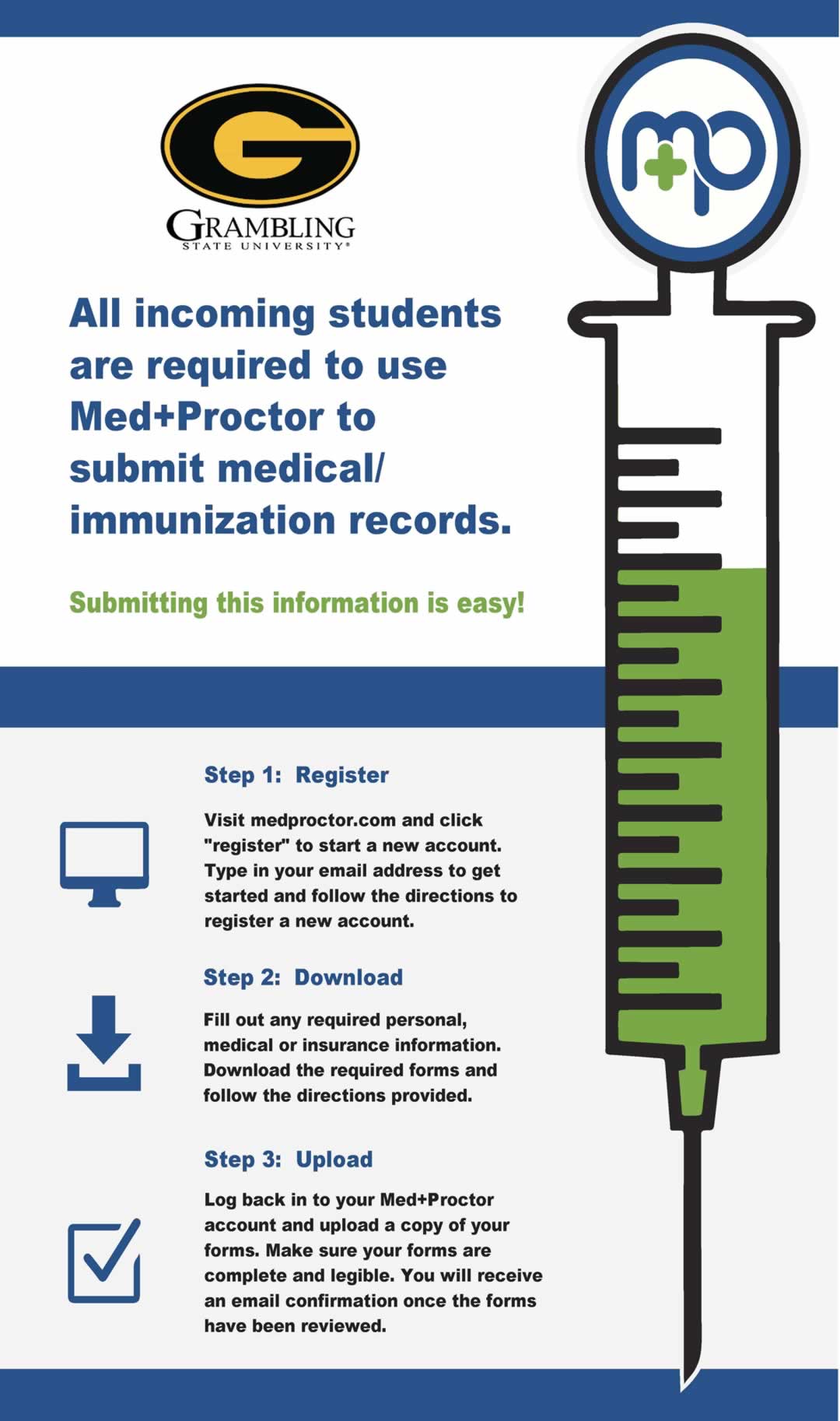 Med+Proctor Immunizations Records Flyer